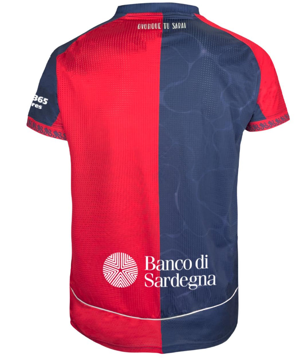 Cagliari Maglia Gara Home 2025/26