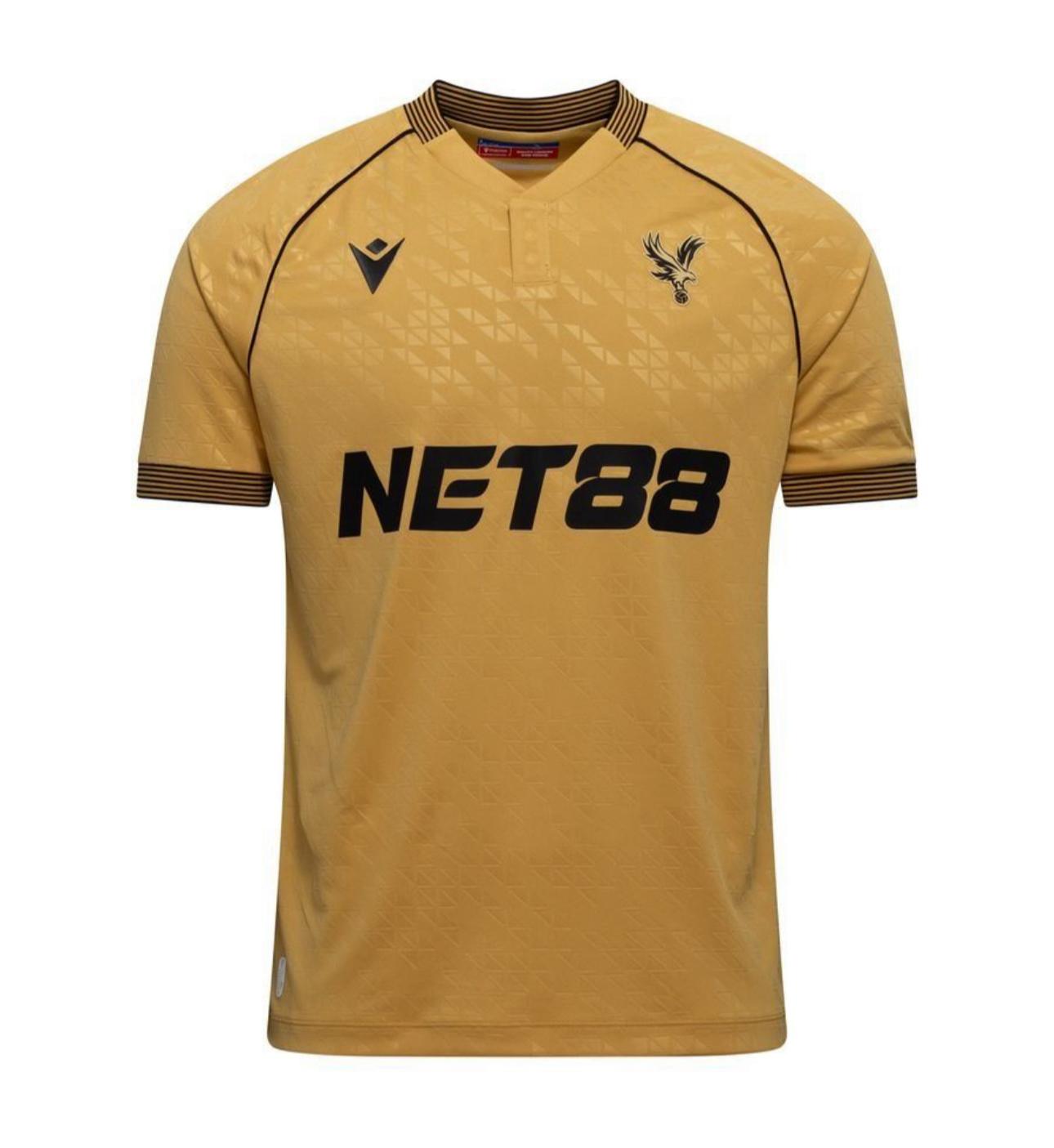 Crystal Palace FC Maglia Away  Eagle Gold 2025/26