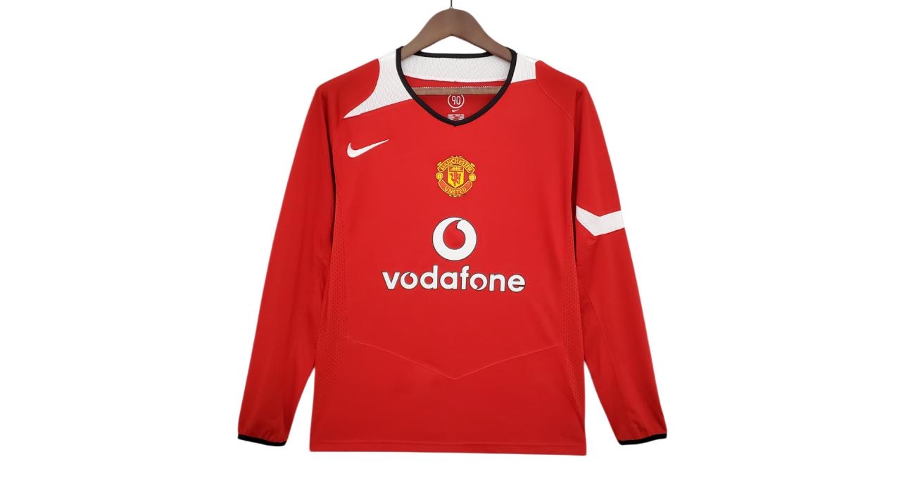 Manchester United maglia home vintage 2004/2005( manica lunga)