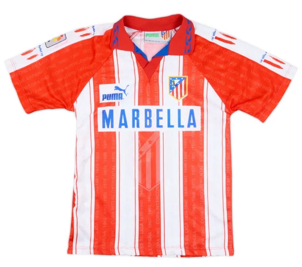 Atletico Madrid maglia vintage home 1995/1996