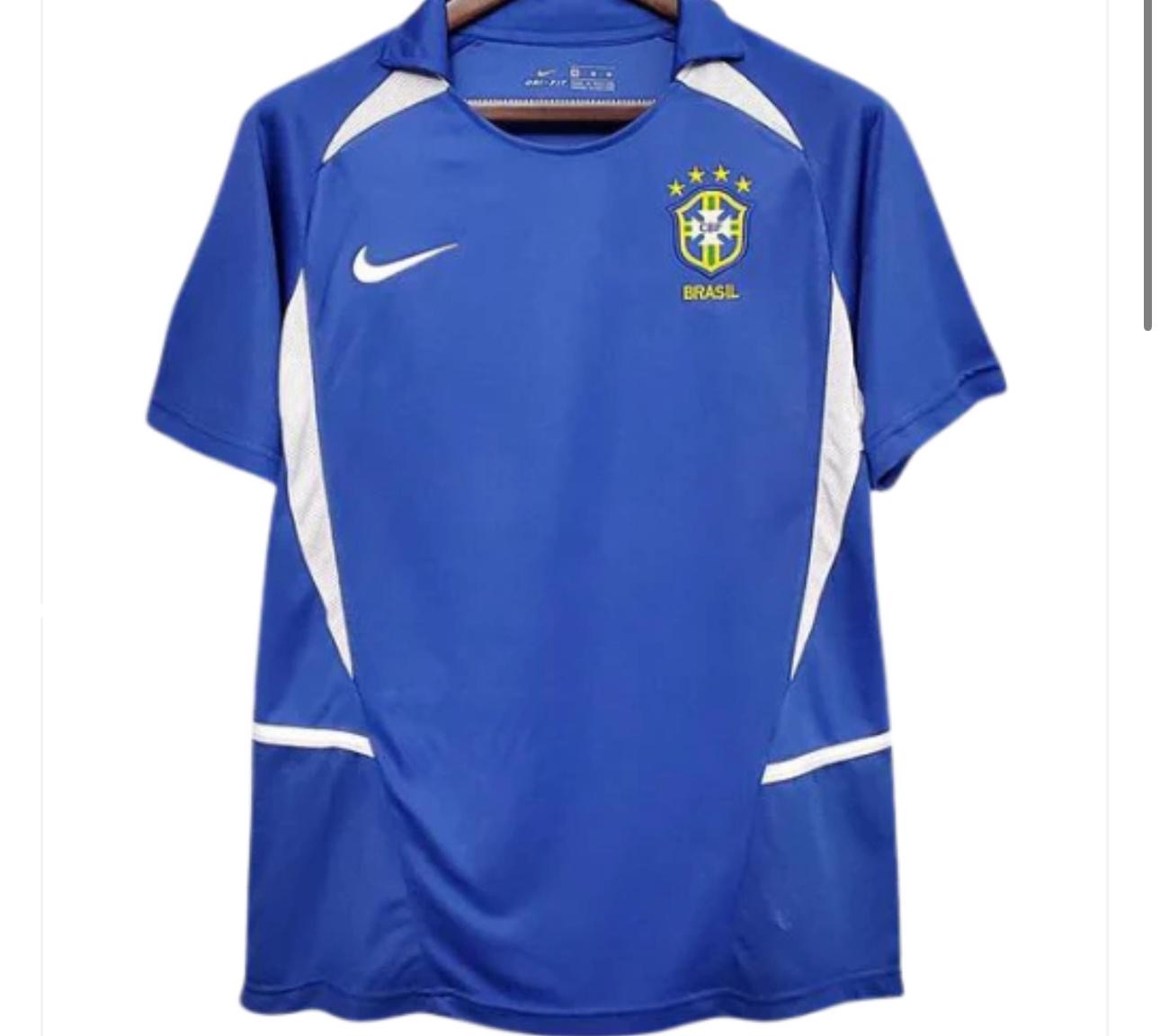 Brasile Maglia vintage Away 2002