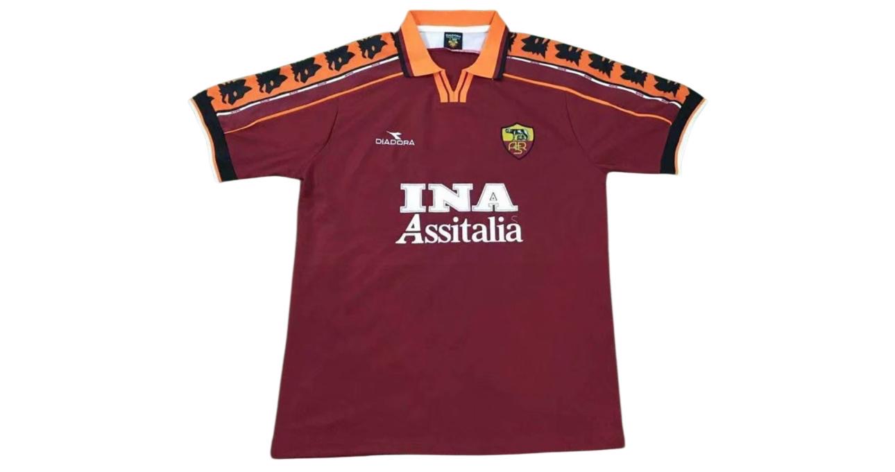 AS Roma maglia vintage home 1998/1999