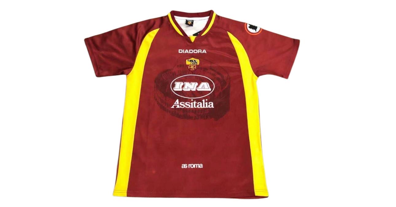 AS Roma maglia vintage home 1997/1998