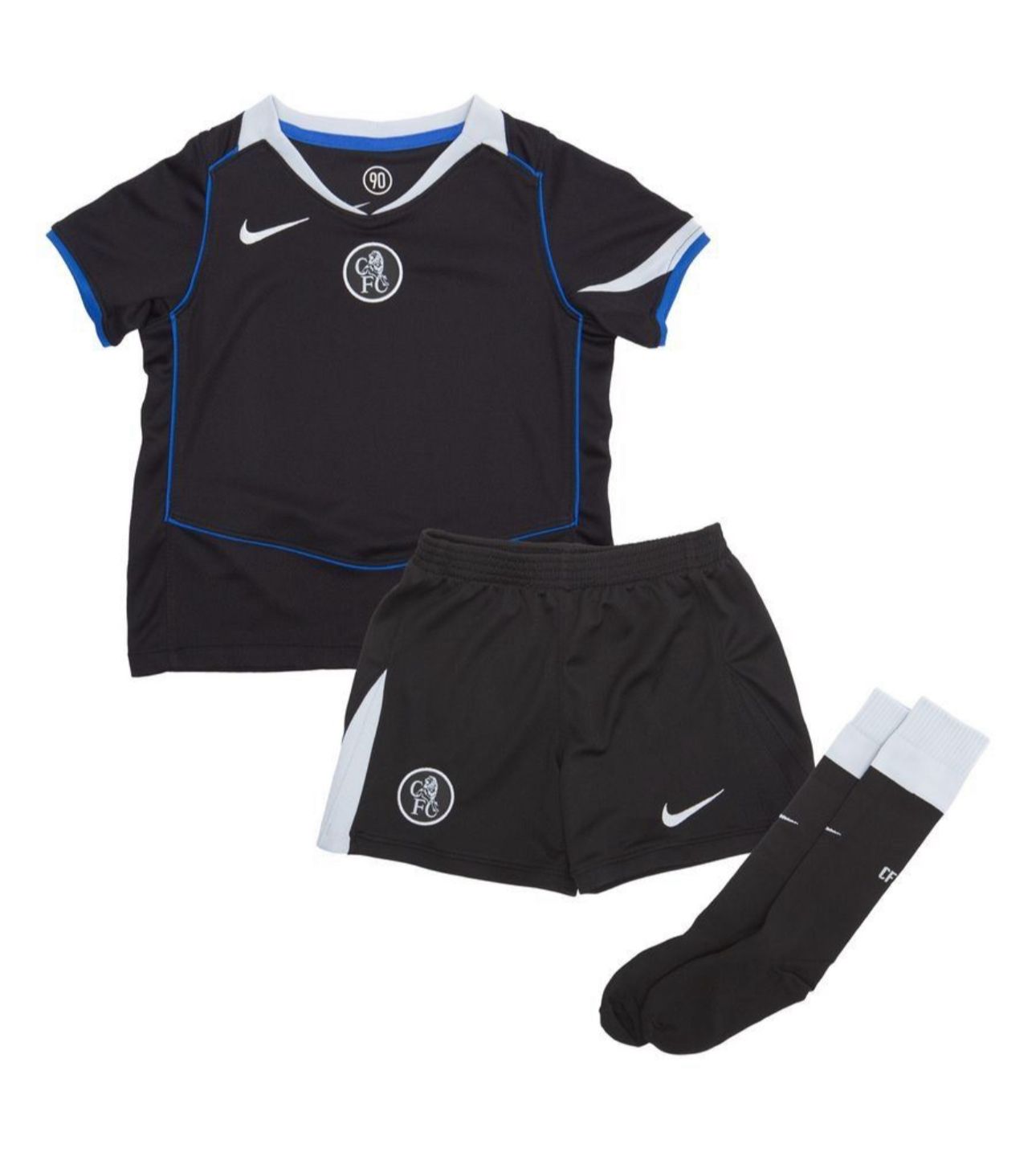 Chelsea FC 2025/26 Match 
Mini kit Third