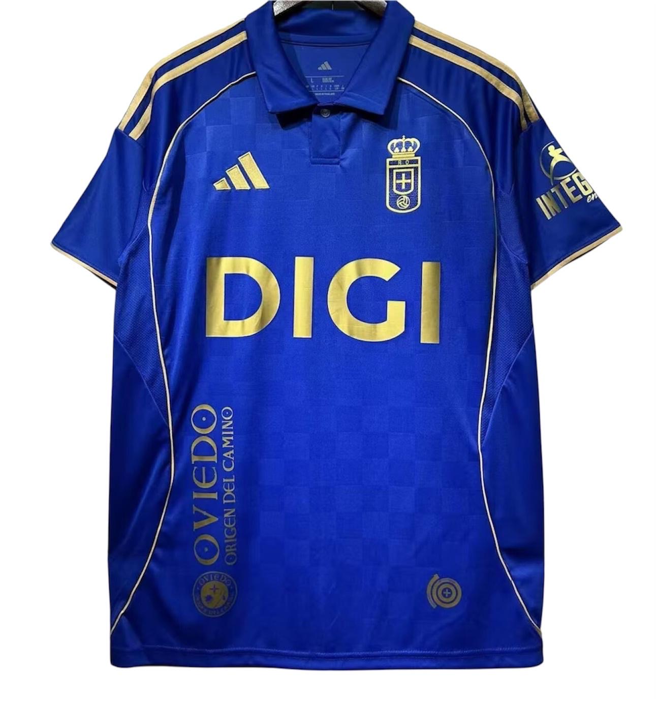 Real Oviedo maglia gara Home 2025/26