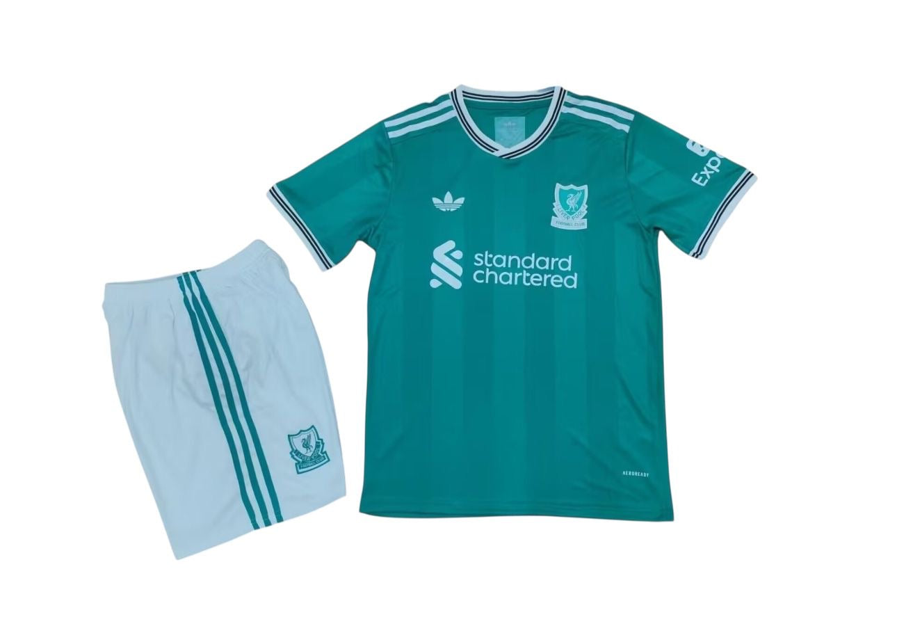 Liverpool FC 25/26 MiniKit Third sea green