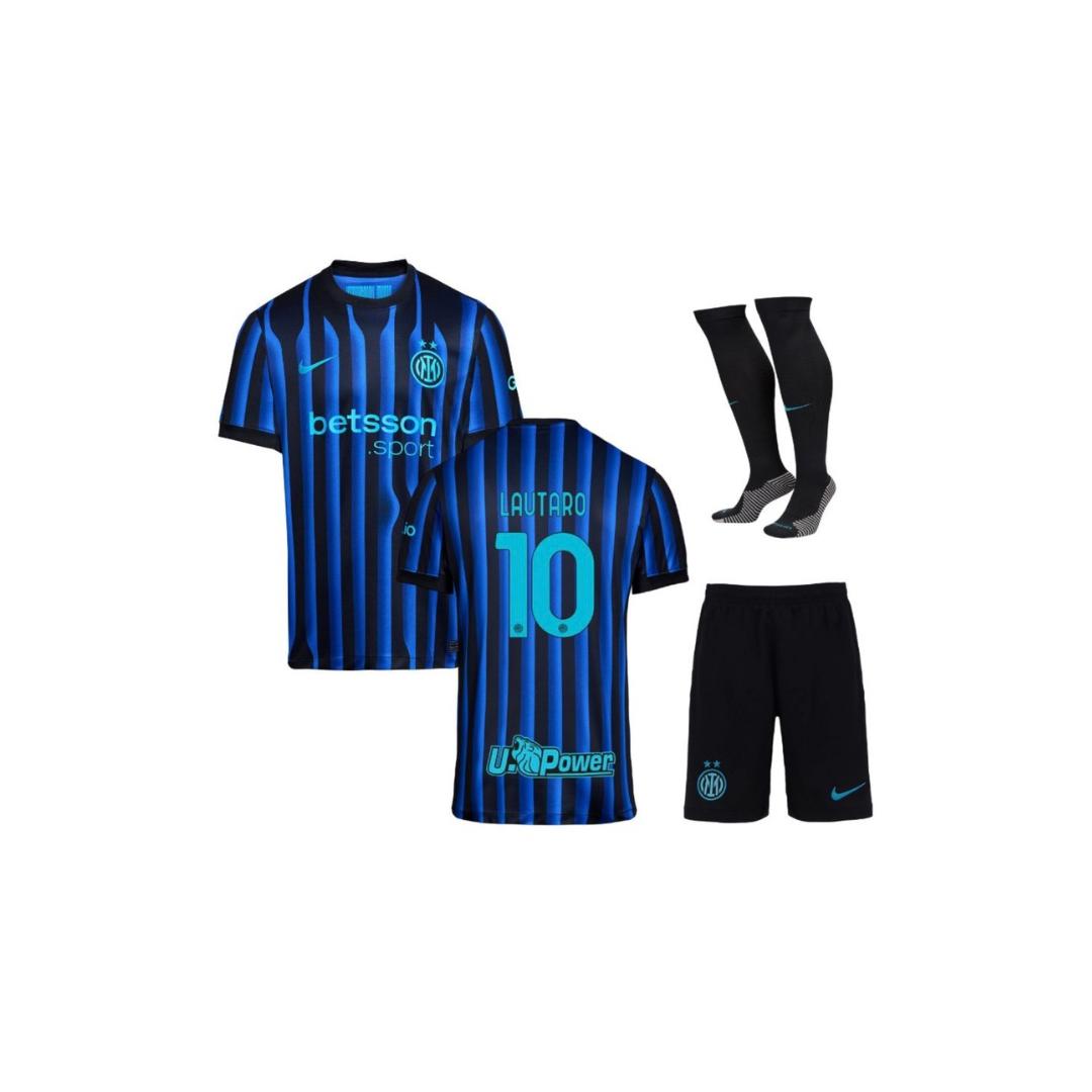 Inter kit home Lautaro bambino 2025/2026