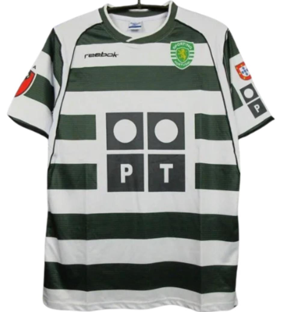 Sporting Lisbona maglia vintage home 2001/2002