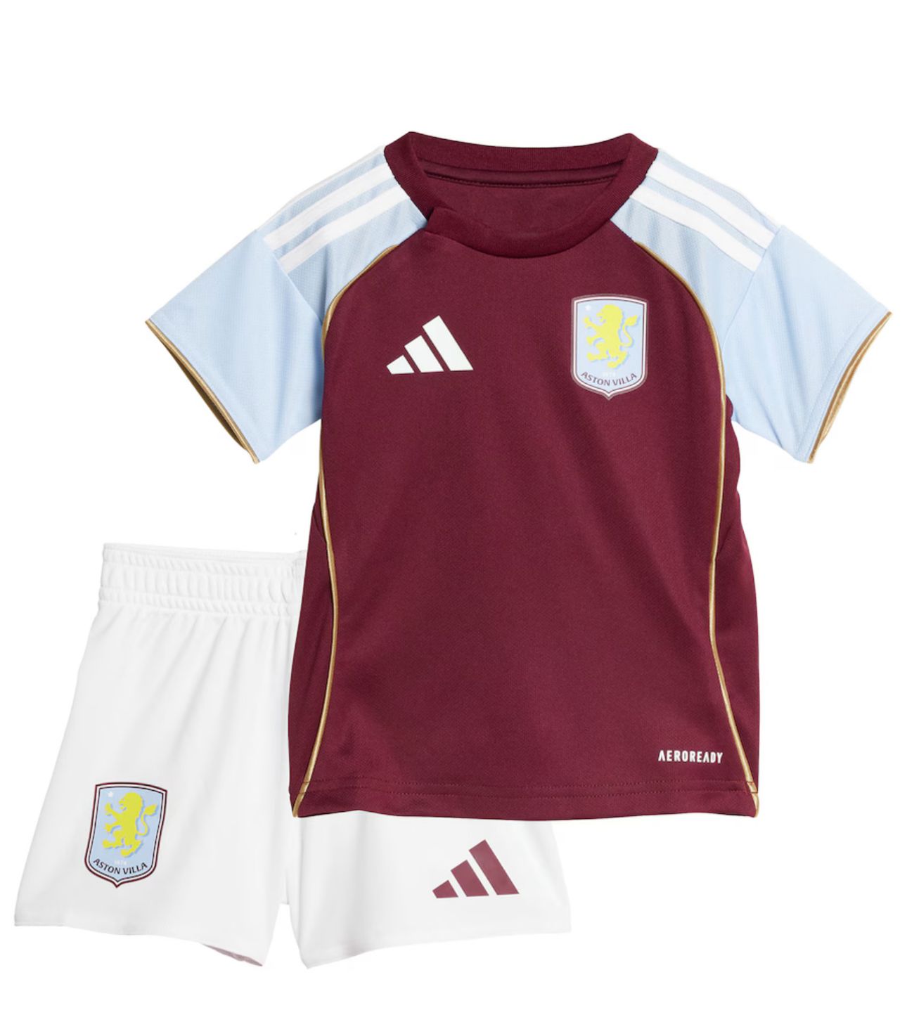 Aston Villa FC mini kit home 2025/26